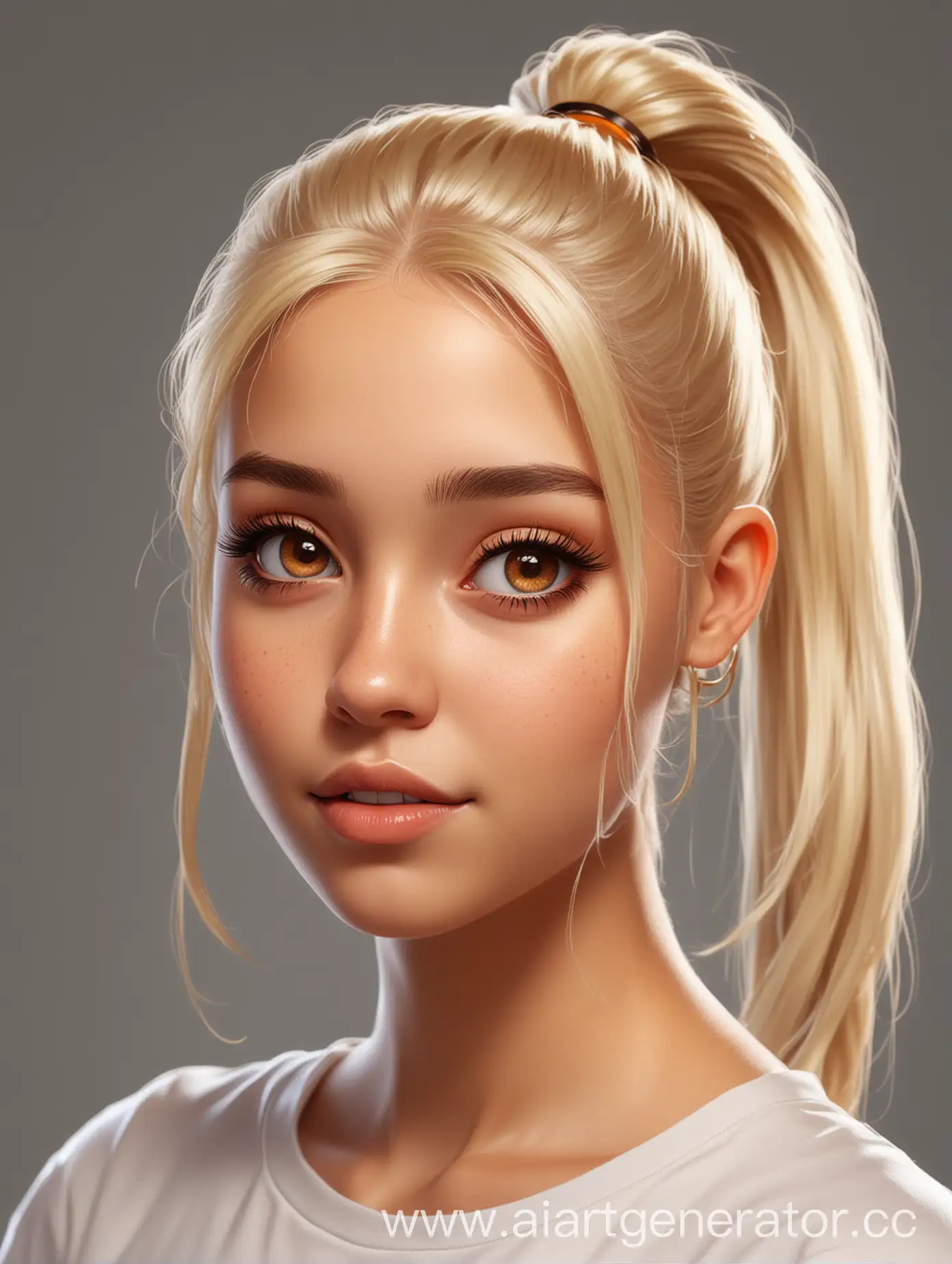 Blonde-Girl-Character-for-2D-Game-with-Ponytail-and-Brown-Eyes