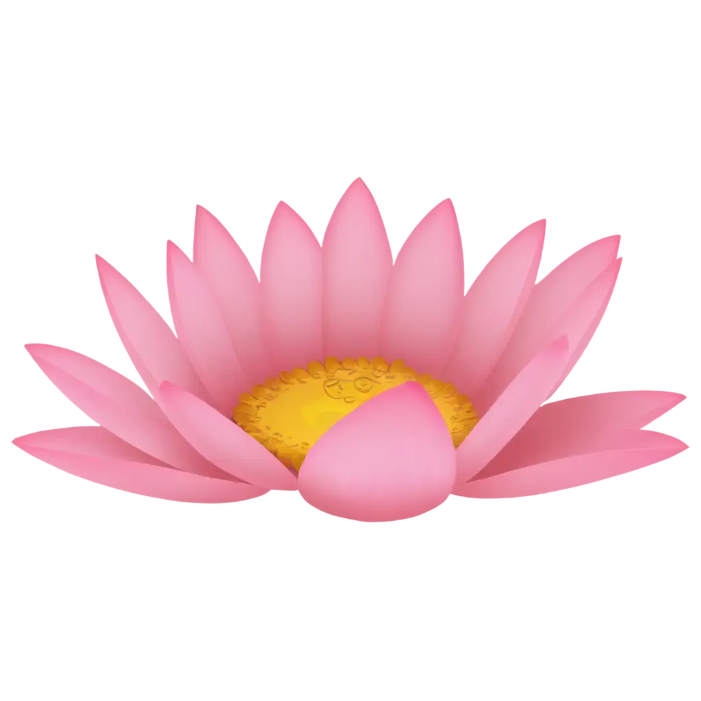 Vibrant-Cartoon-Lotus-Flower-PNG-Perfect-for-Creative-Projects