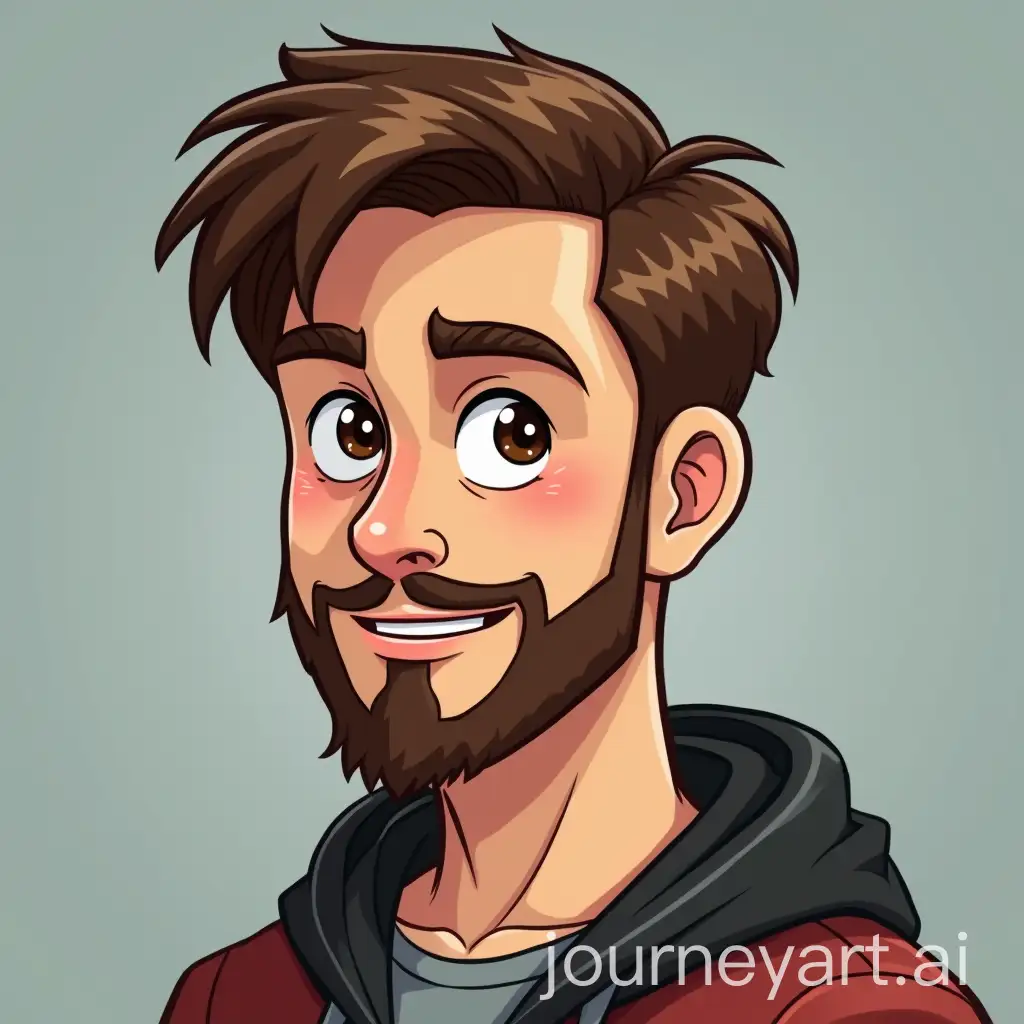 Personal-Cartoon-Portrait-of-a-Computer-Engineer-with-Brown-Hair-and-Beard