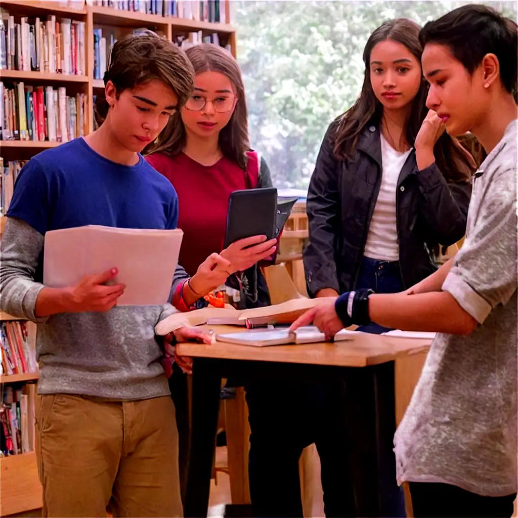 active participation of students in the library