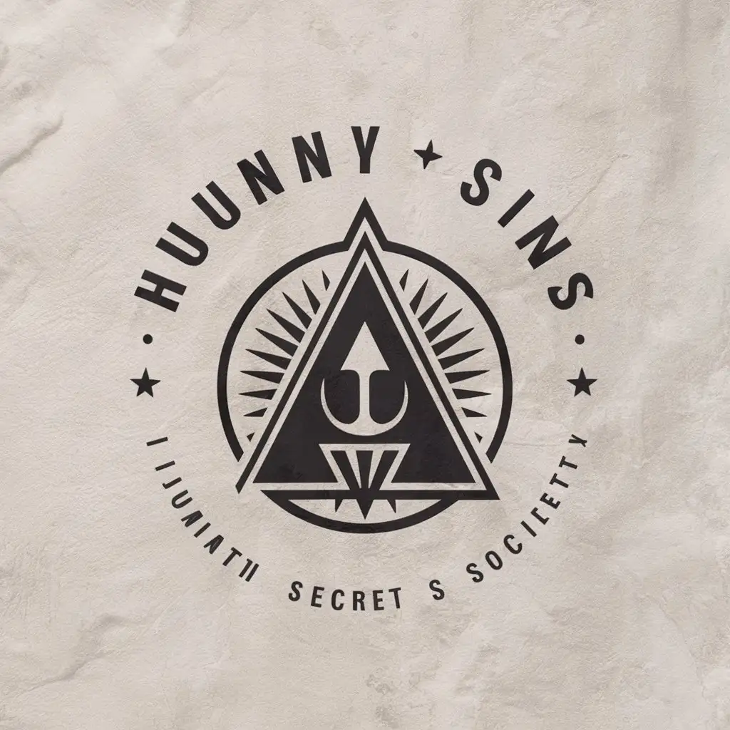 LOGO Design for Hunny Sins Illuminati Secret Society Fashion Modeling