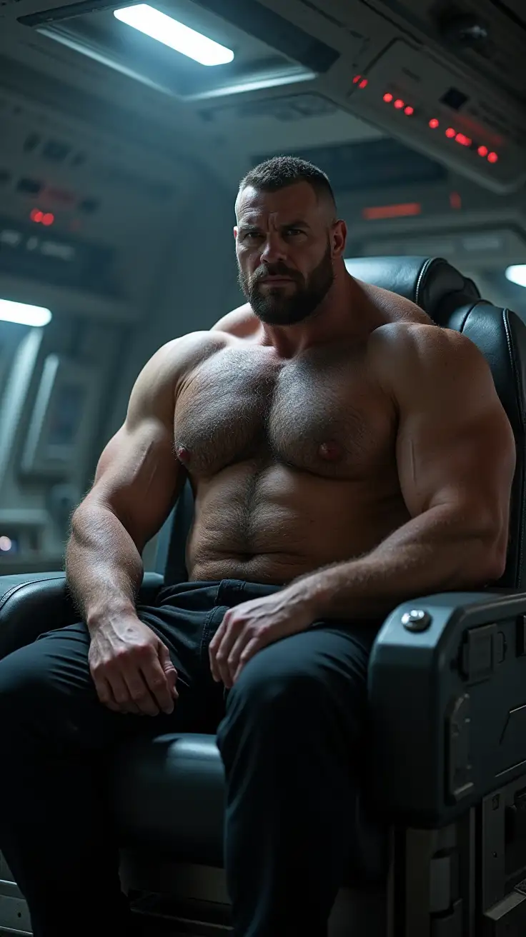 Muscular-Man-on-the-Crew-Deck-of-a-Massive-Spaceship-in-the-Style-of-The-Expanse