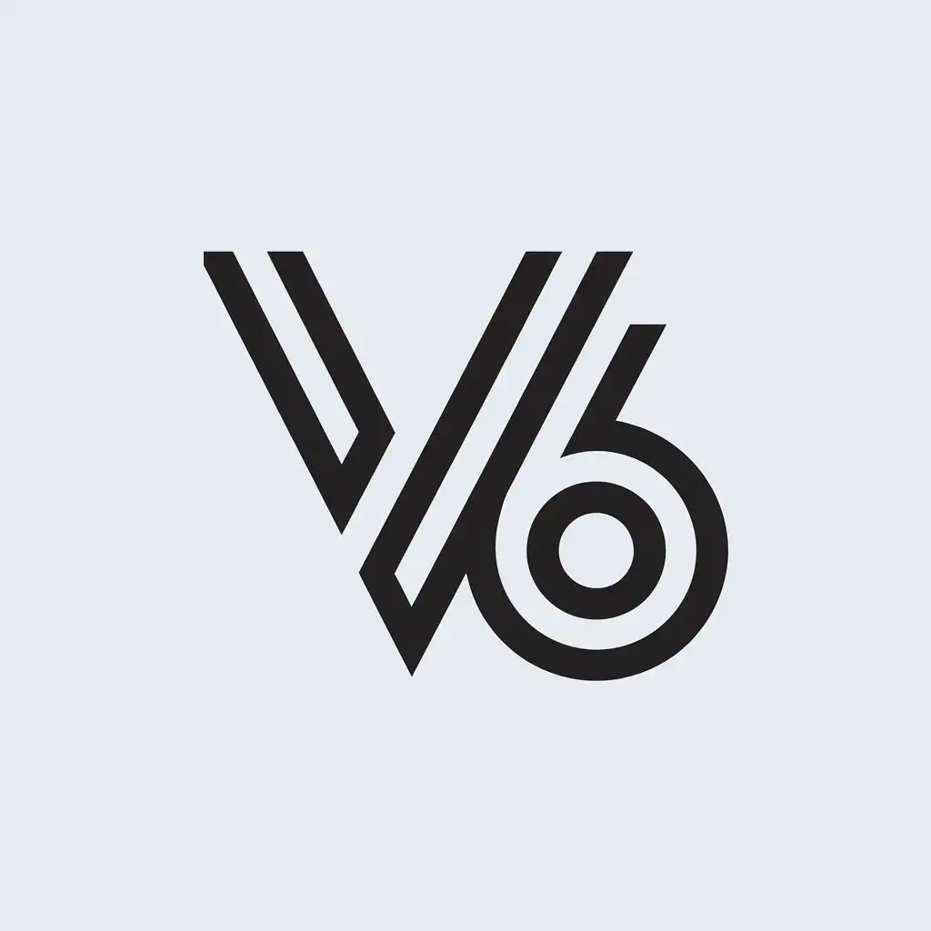 LOGO-Design-For-V6-Minimalistic-Construction-Industry-Symbol