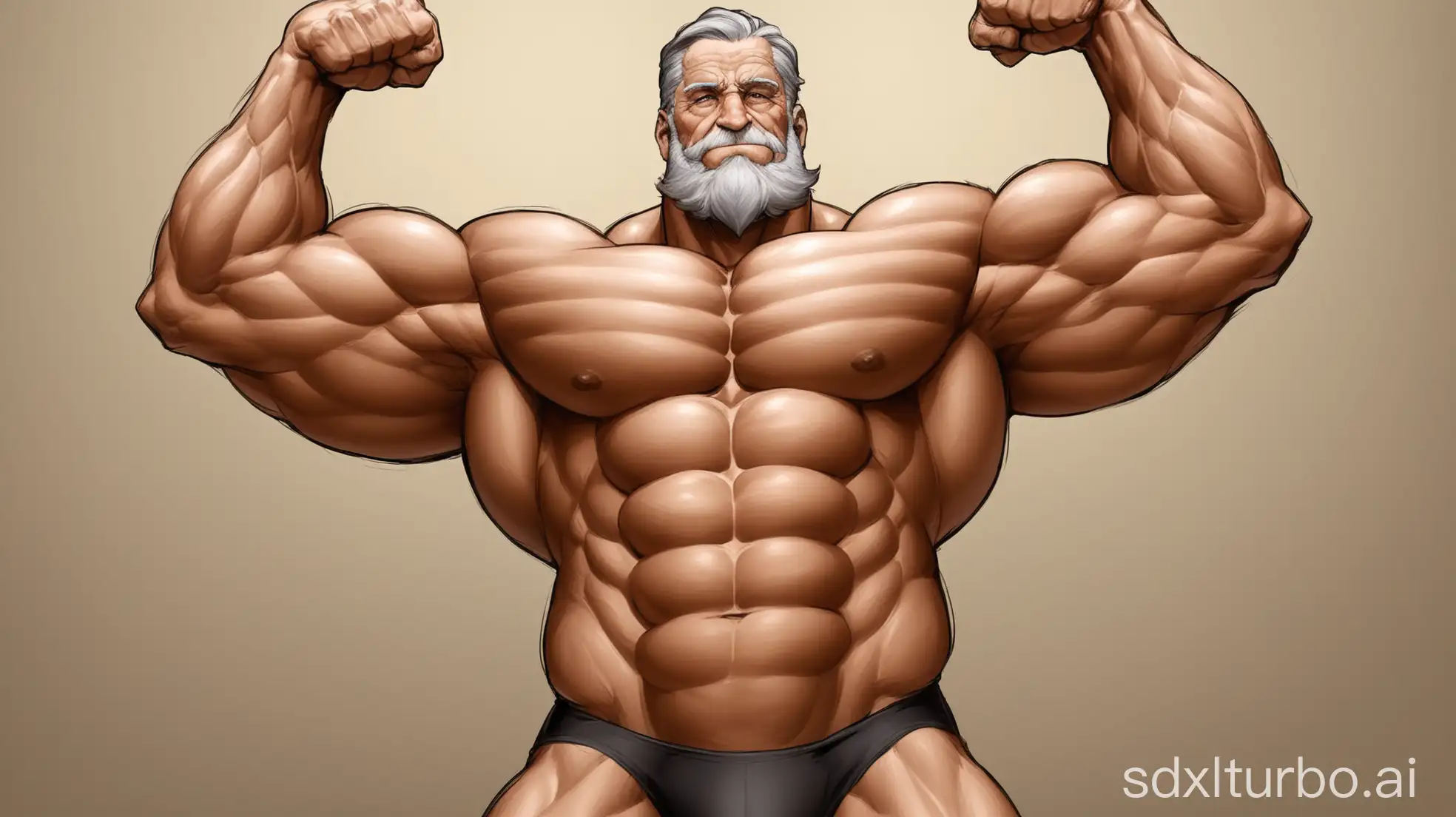 Imposing-Elderly-Giant-Displaying-Muscular-Strength