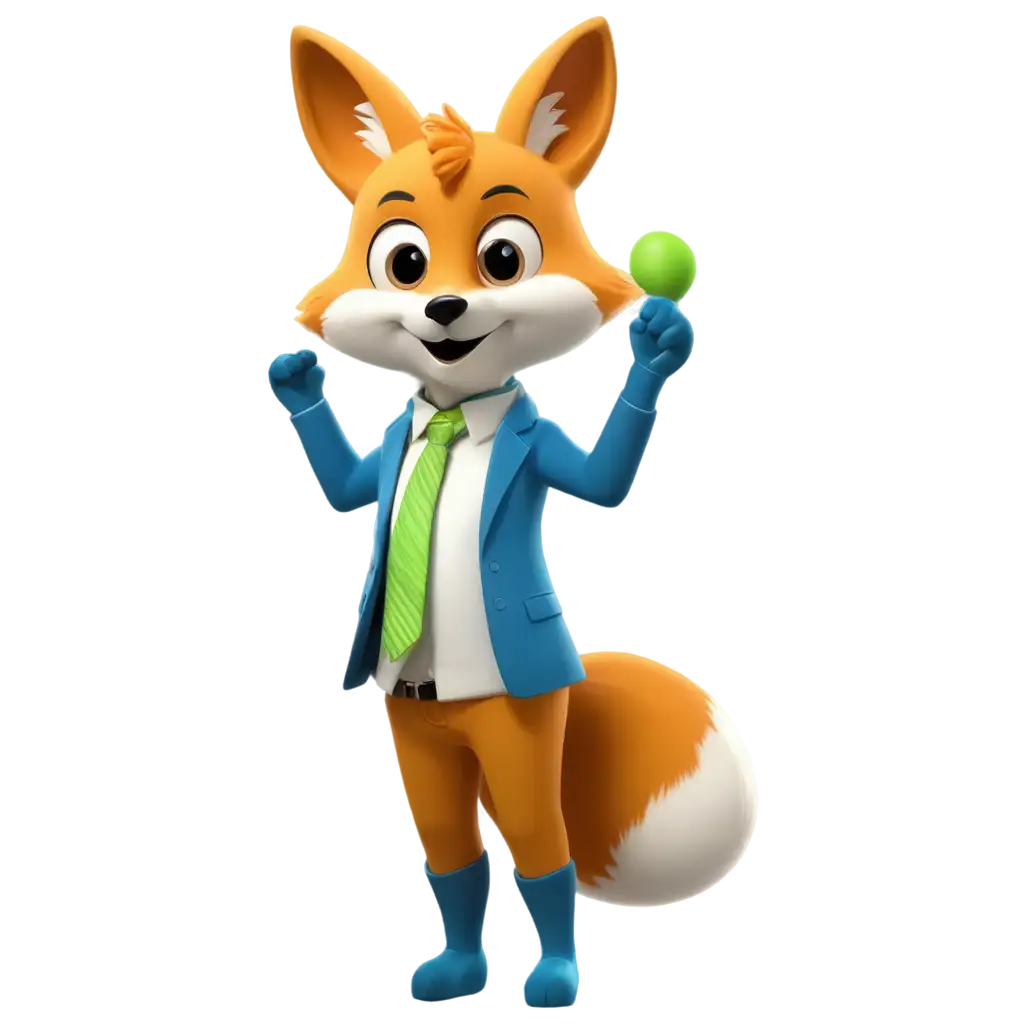 PNG-Mascot-Image-of-a-Successful-Animal-Fox-in-a-Virtual-Environment