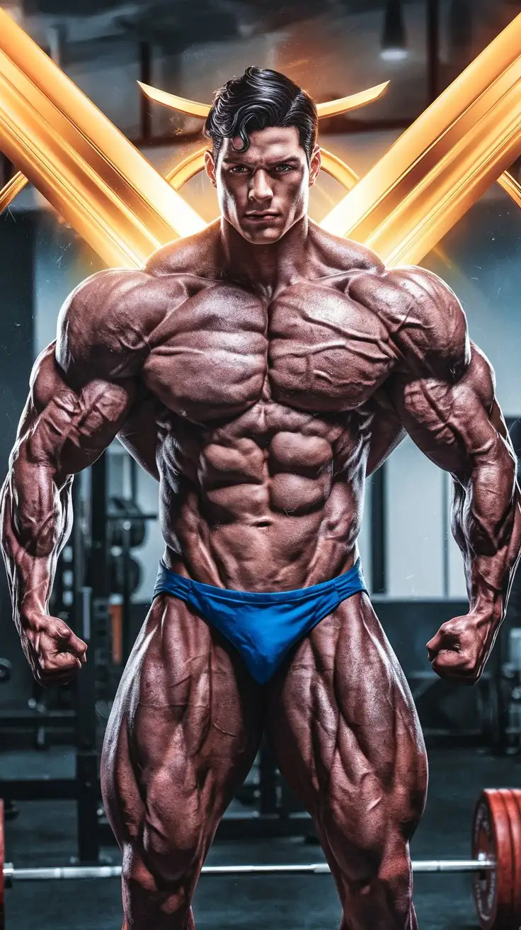 Hyperman-Transformation-with-Golden-Mantle-Bestowing-Superpowers-to-Muscular-Bodybuilder