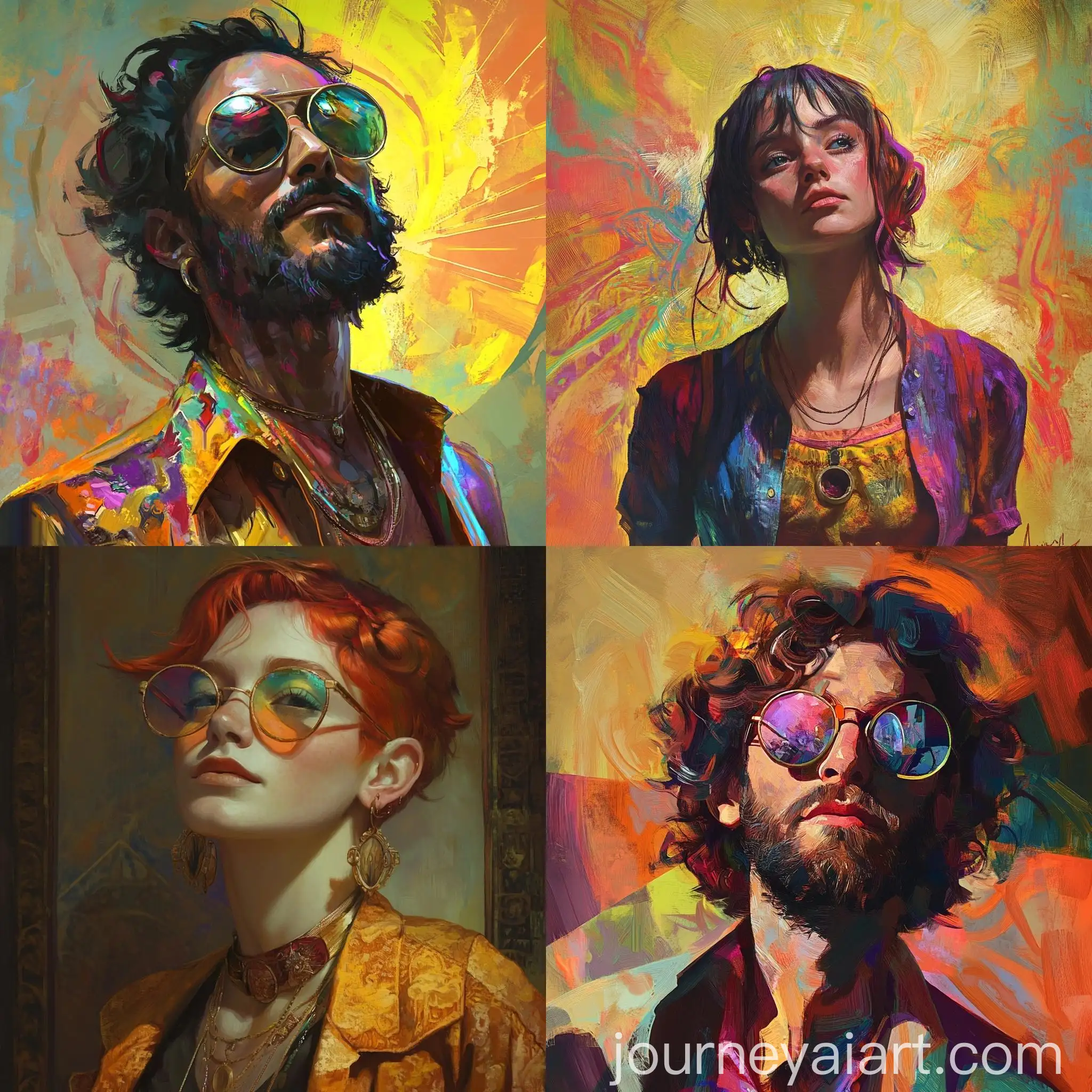 Colorful-Discothemed-Portrait