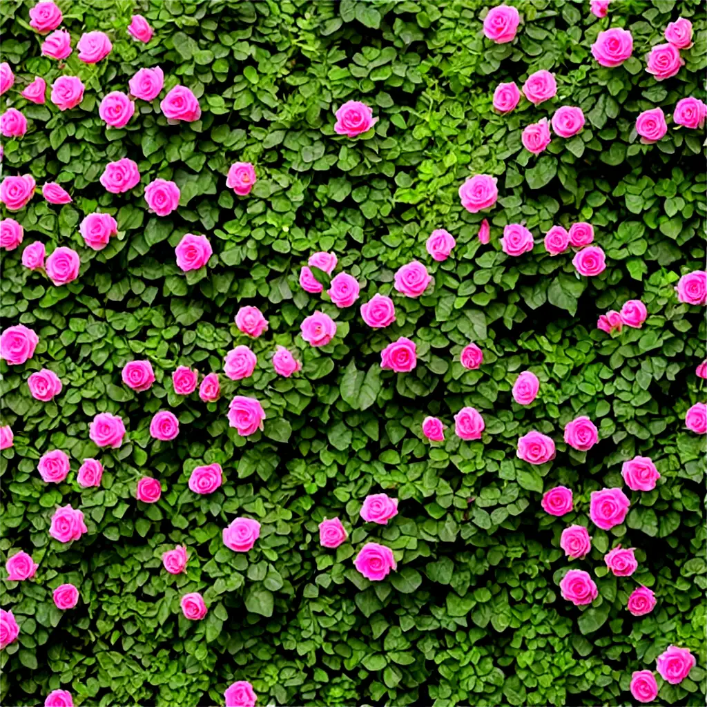 Wall-of-Rose-Bushes-PNG-Image-Stunning-Floral-Barrier-for-Digital-Designs