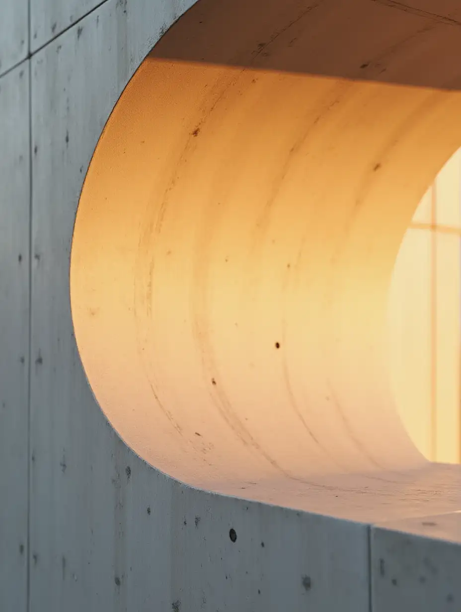 Closeup-of-Modern-ConcreteConcrete-wall-in-evening-light-Wall-with-Warm-Evening-Lighting