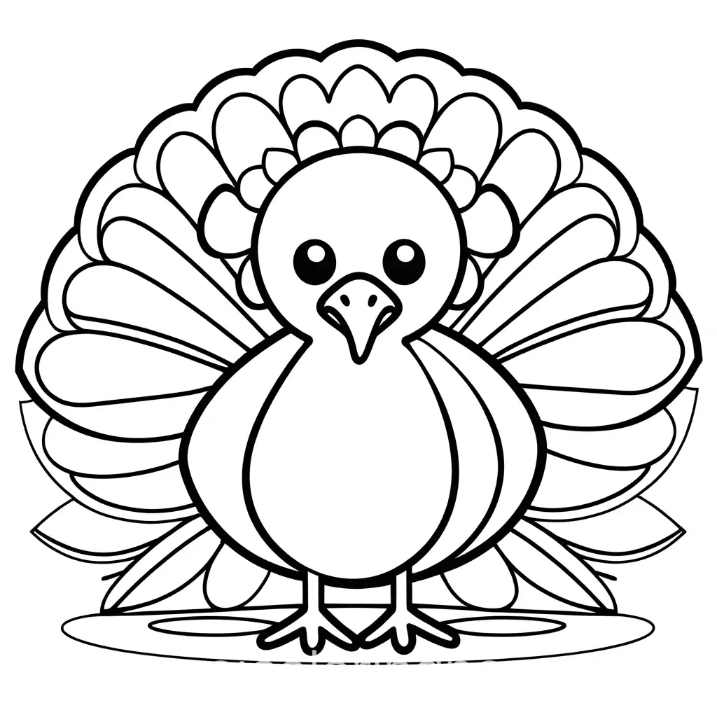 Charming-Little-Turkey-Coloring-Page-for-Kids