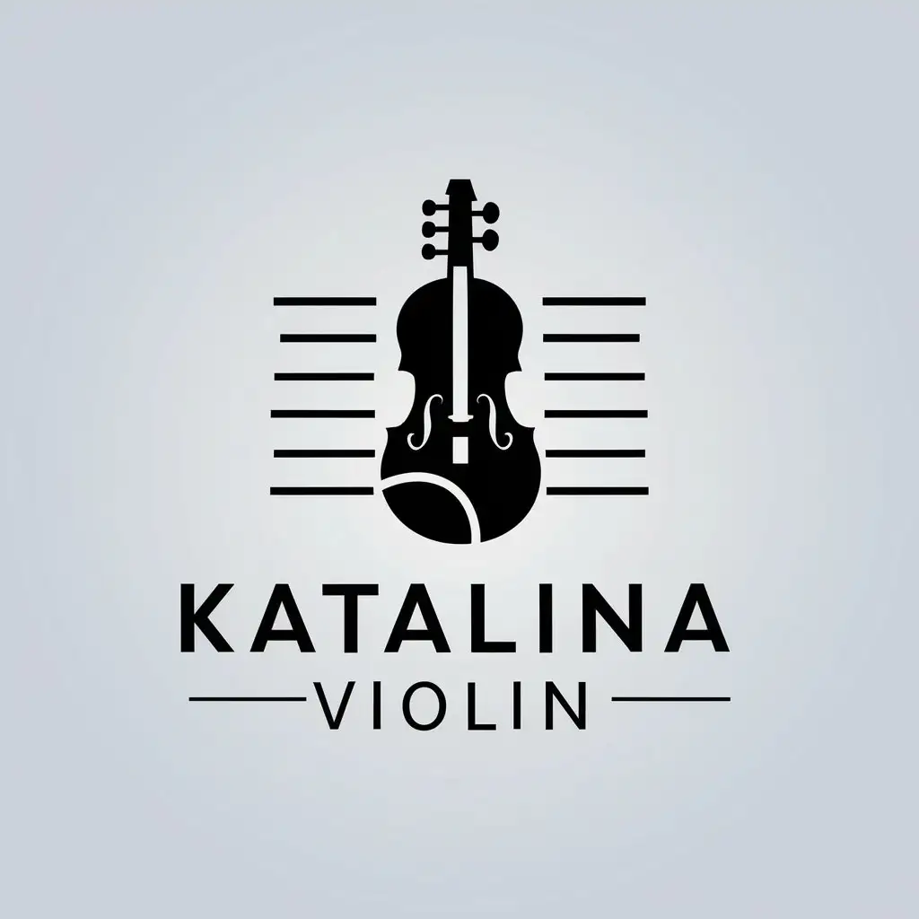 LOGO-Design-for-KATALINA-VIOLIN-Electric-Pencil-Sharpener-Symbol-in-Minimalistic-Style-for-Fiddle-Industry