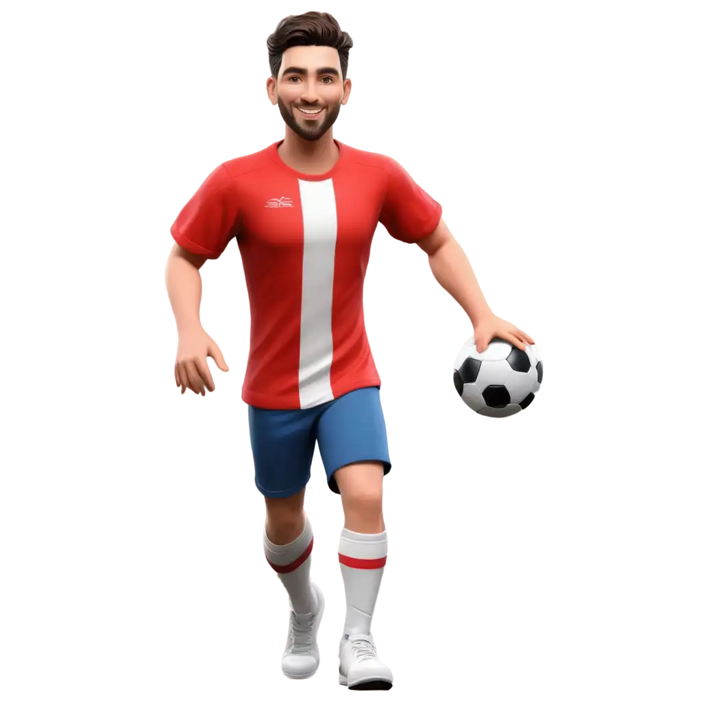 3D-Soccer-Player-in-Red-and-White-Shirt-PNG-Image-for-Versatile-Use