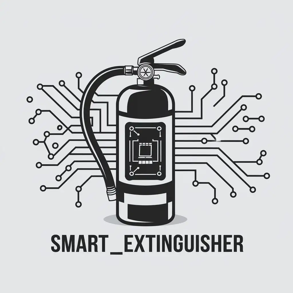 LOGO-Design-for-SmartEXtinguisher-TechInspired-with-GCI-Microcontroller-Symbol-and-Clear-Background