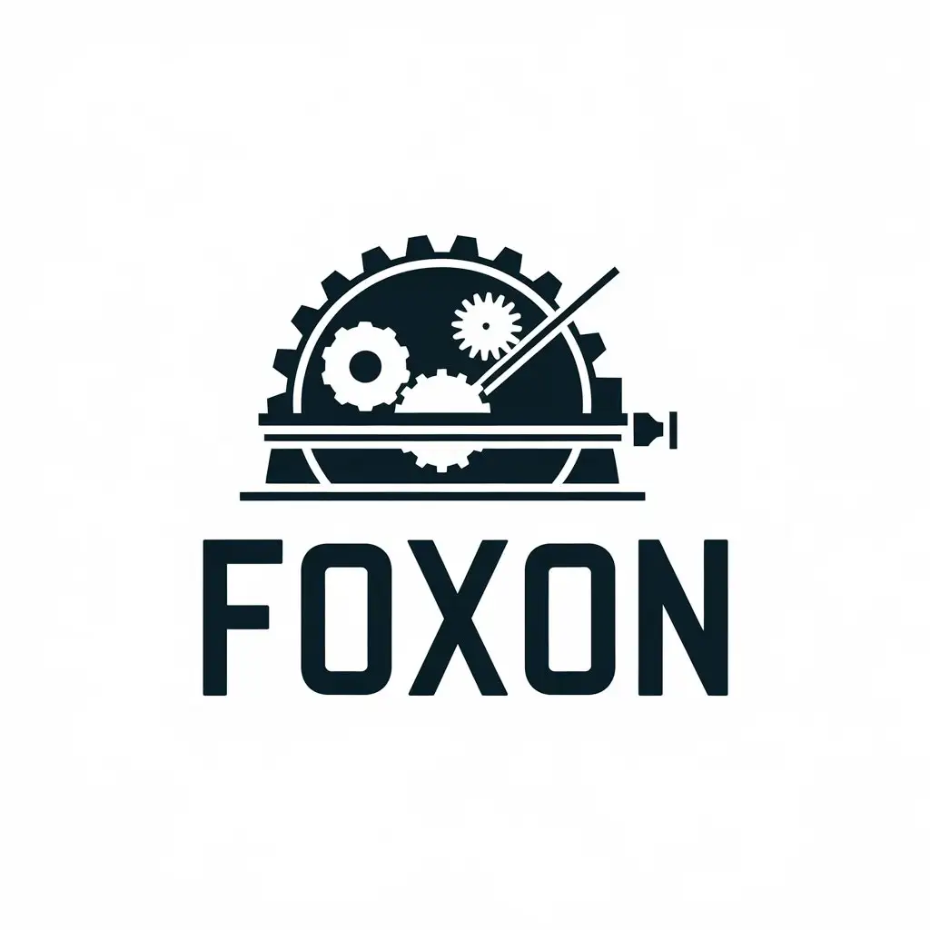 LOGO Design for Foxon Precision Machinery with Modern Technology Theme