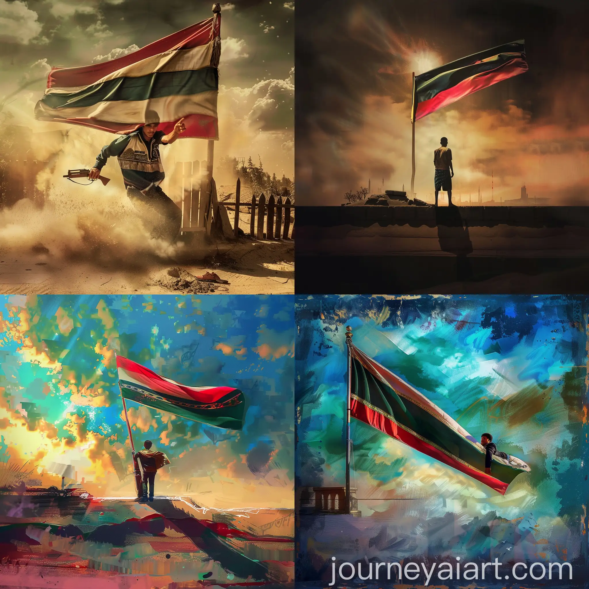Artistic-Flag-Highlighted-in-Detailed-High-Quality-Image