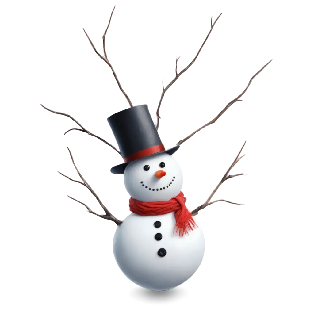 Snowman-PNG-Image-Perfect-for-Transparent-Background-and-HighQuality-Holiday-Designs