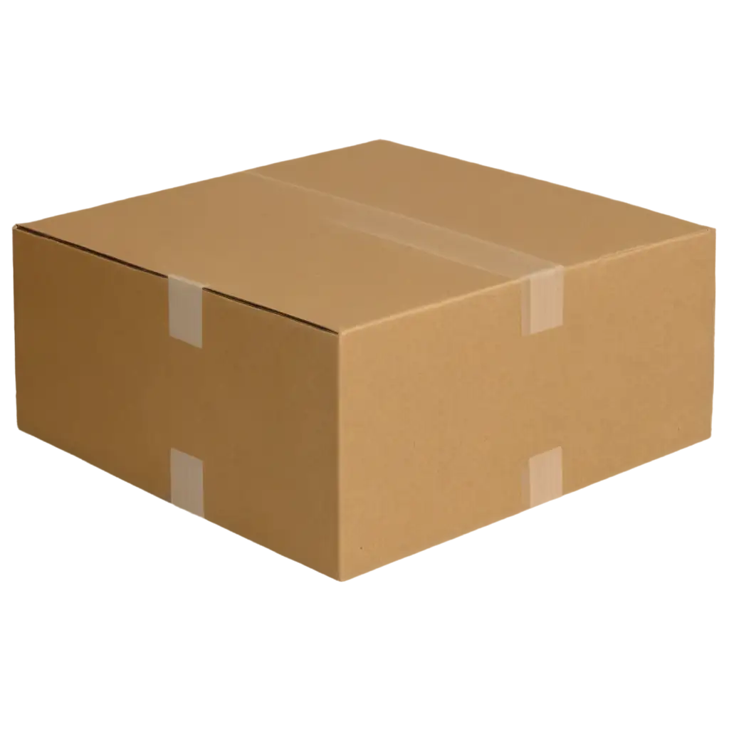 HighQuality-Cardboard-Box-PNGPNG-Image-Usage-Scenarios-Image-for-Versatile-Digital-Use