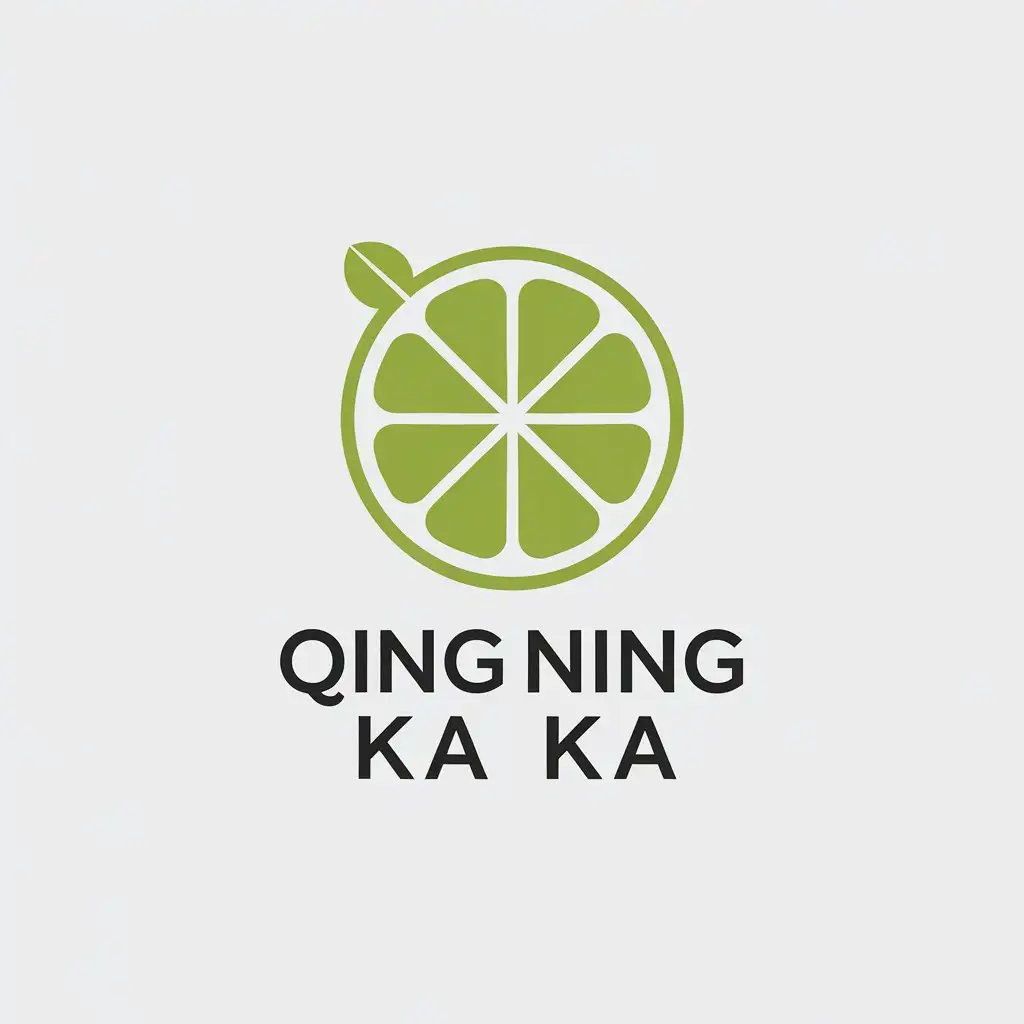 LOGO-Design-for-Qing-Ning-Ka-Ka-Lime-Minimalist-Style-for-Entertainment-Industry