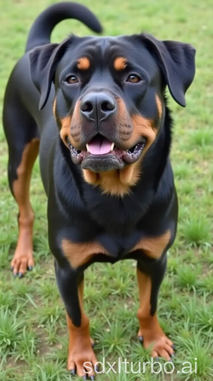 Rottweiler-Bulldog-Mix-Dog-Portrait