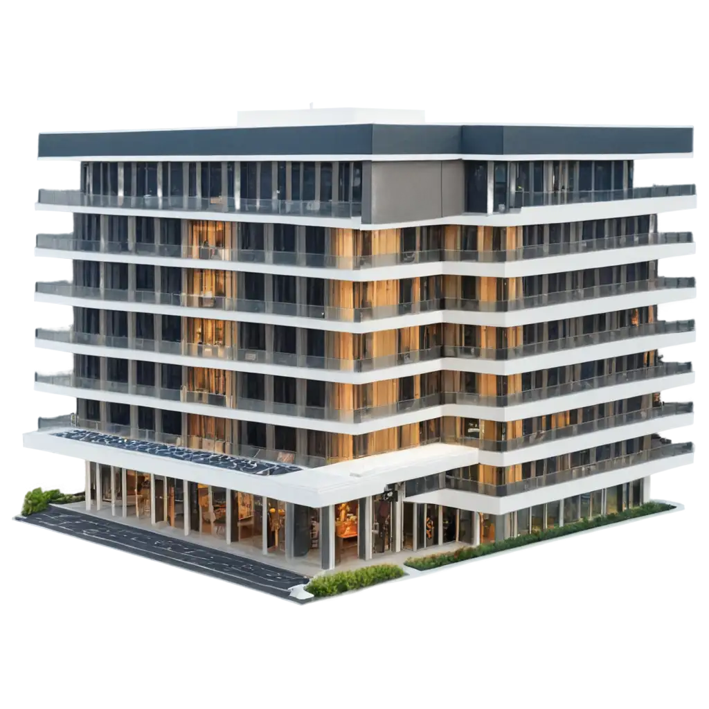 A realistic hotel png