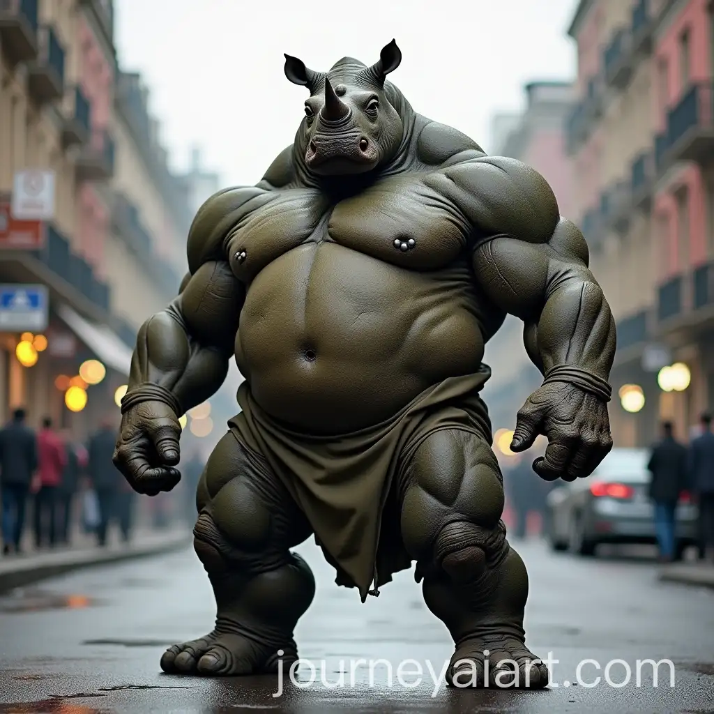 Mutant-Rhinoceros-in-Urban-Combat-Gear-with-Muscular-Build