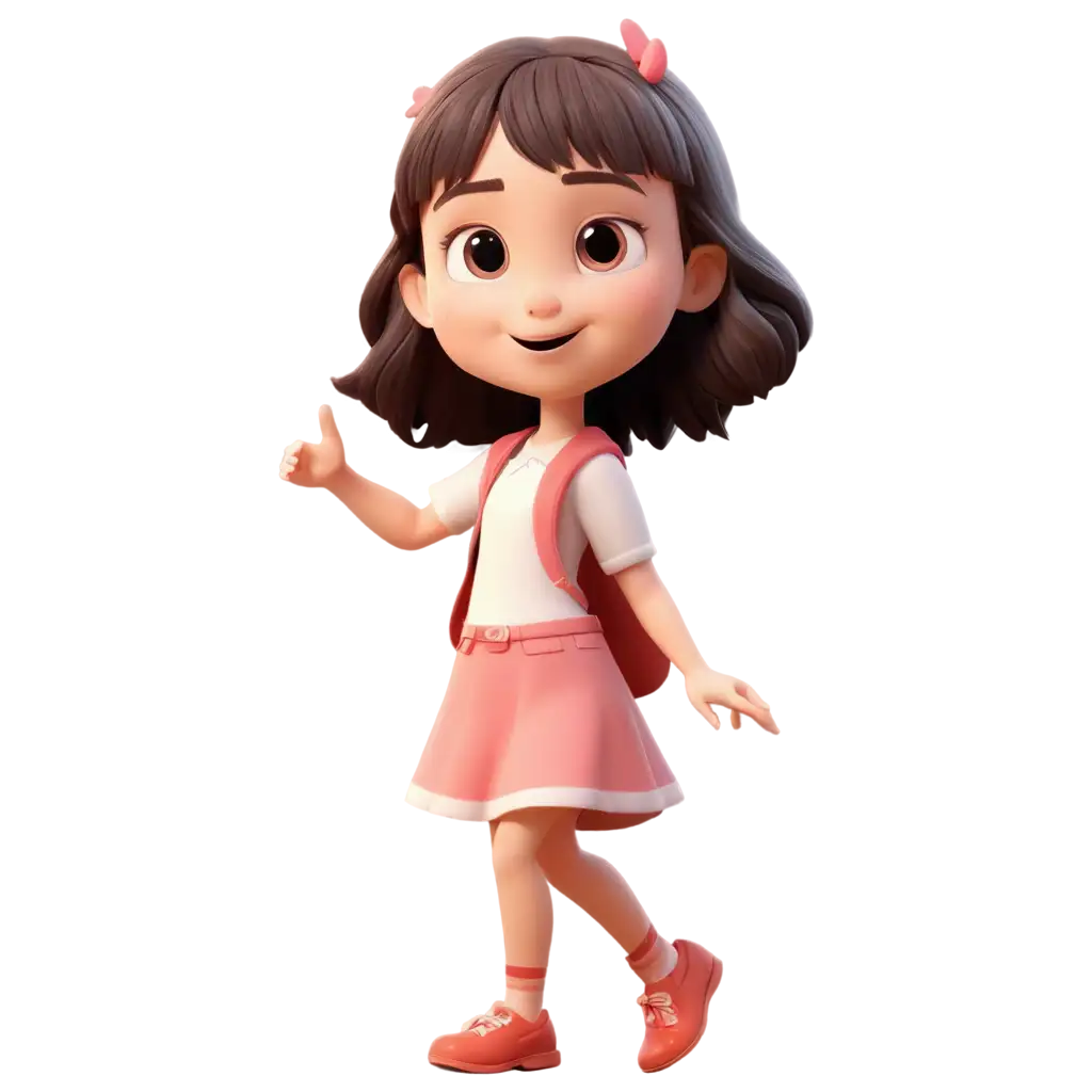 3D-Rendering-of-a-Cute-Cartoon-Girl-in-PNG-Format-with-Soft-Lighting-Effects