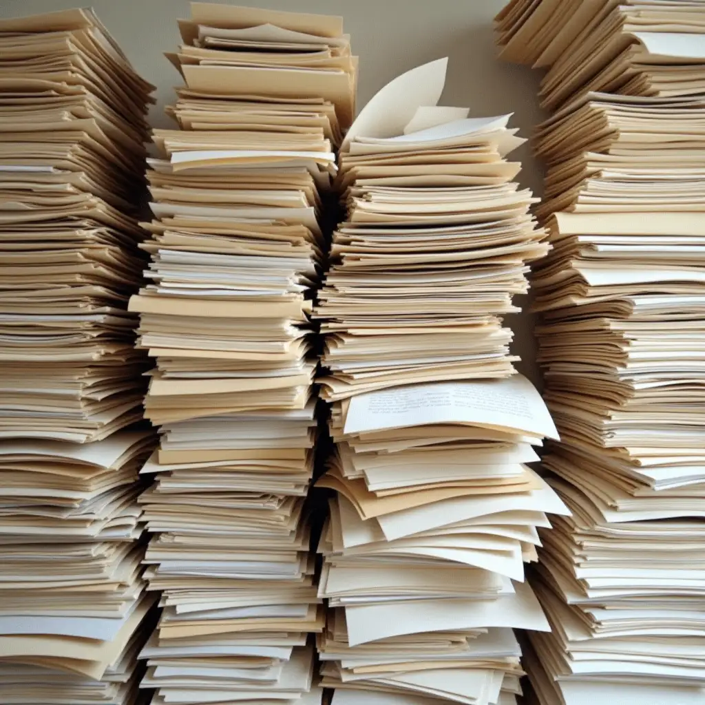 image piles of Papers