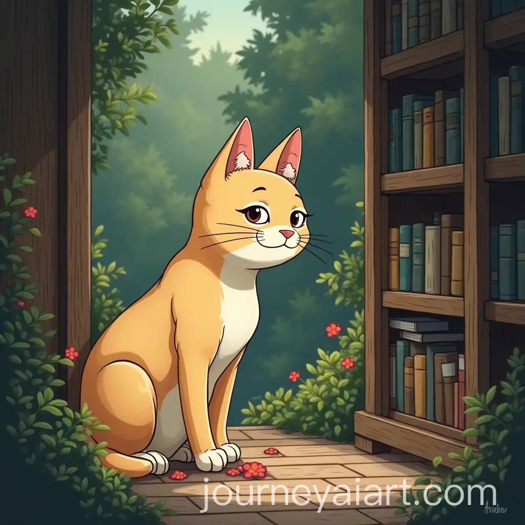 Whimsical-Cat-in-Studio-Ghibli-Style-Artwork