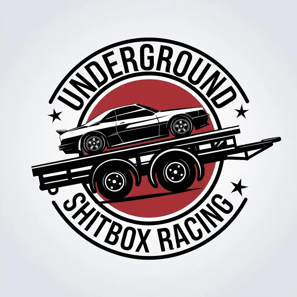 LOGO Design for Underground Shitbox Racing Illegal Car Scene with Underground Racing Club Theme