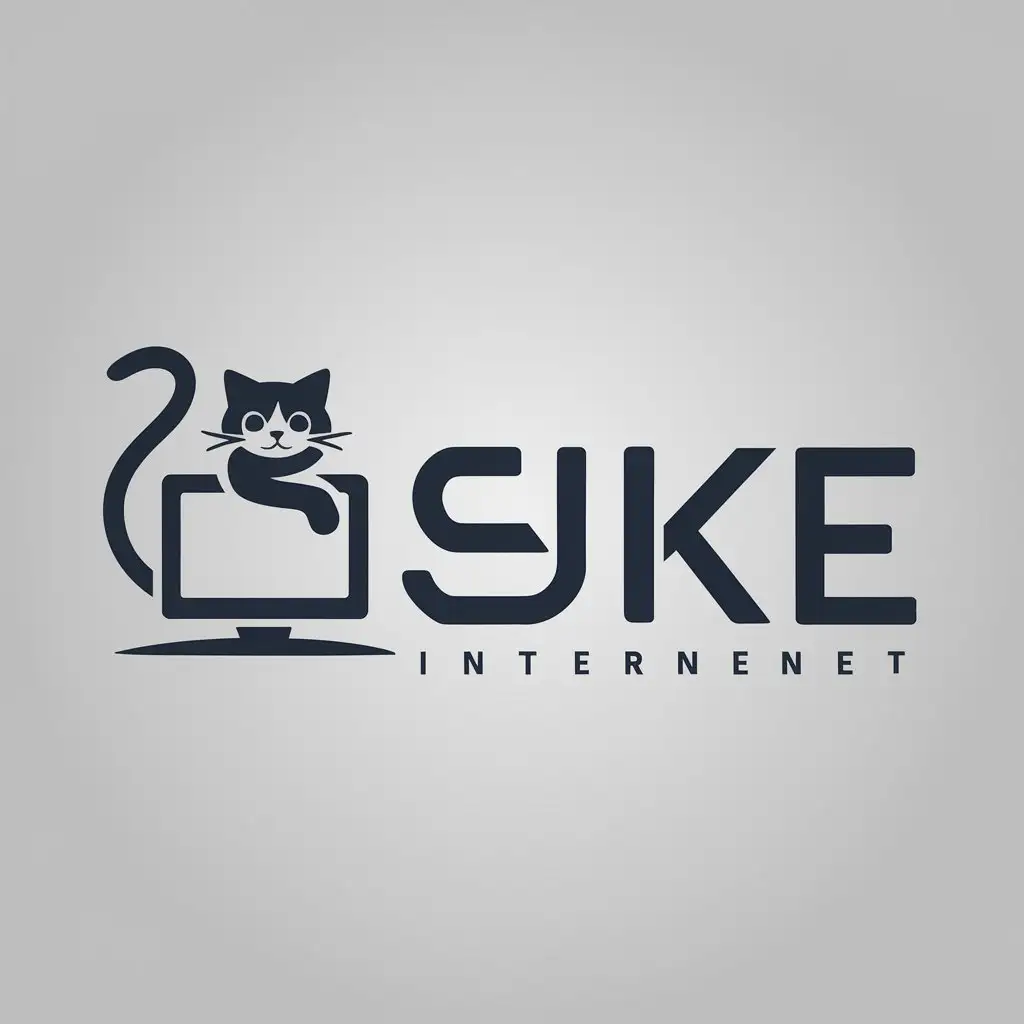 LOGO-Design-for-Suke-Modern-Computer-and-Cat-Theme