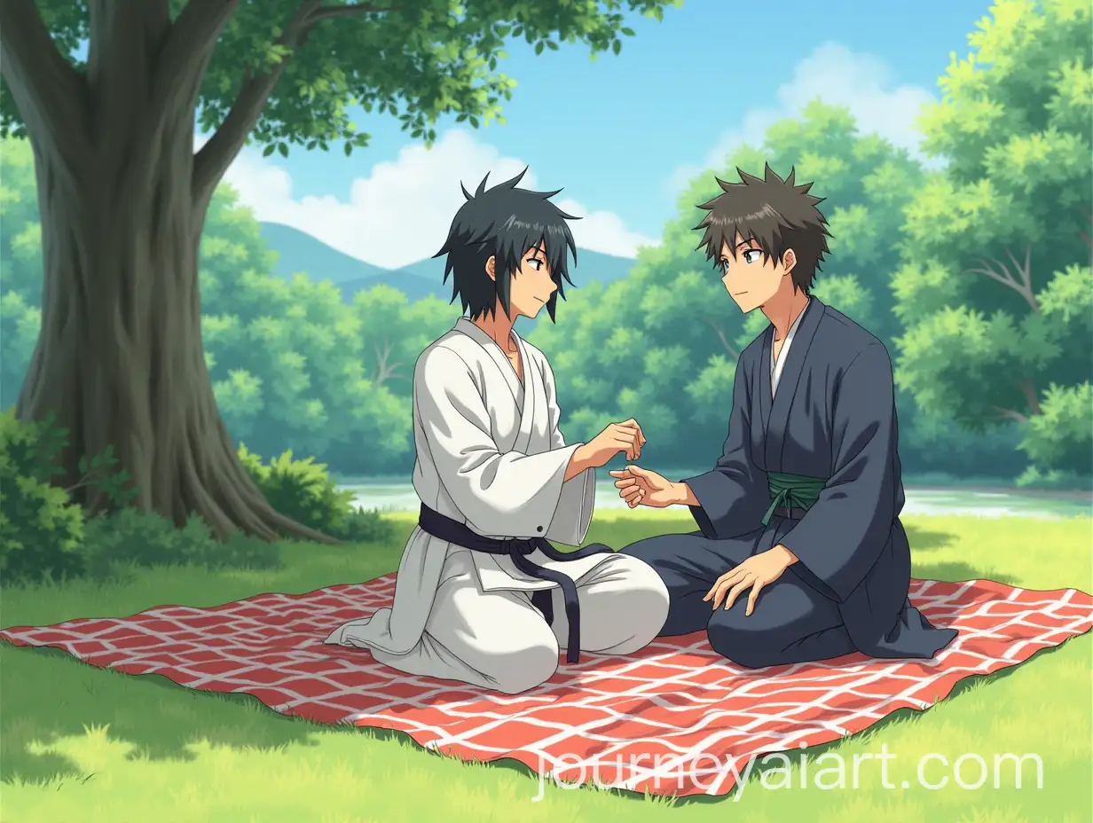 Ryomen-Sukuna-Picnic-with-Jujutsu-Students