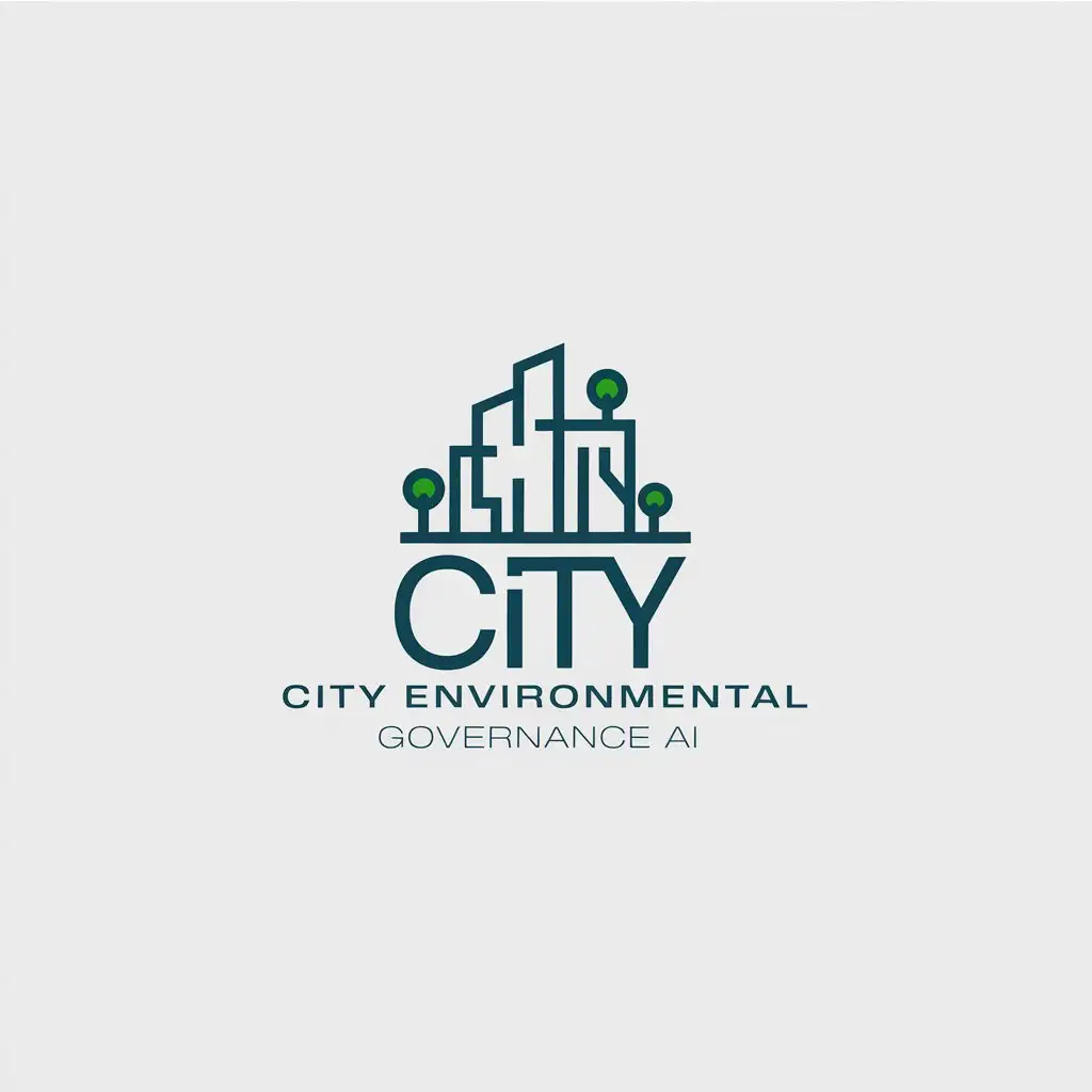 LOGO-Design-For-City-Environmental-Governance-AI-Minimalistic-Design-with-Clear-Background