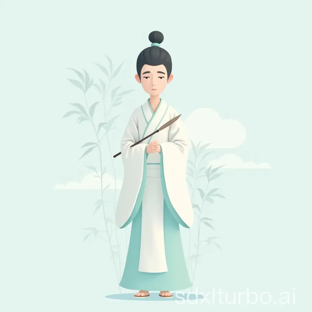 Elegant-Male-Avatar-QingYan-Embodying-Wisdom-and-Grace