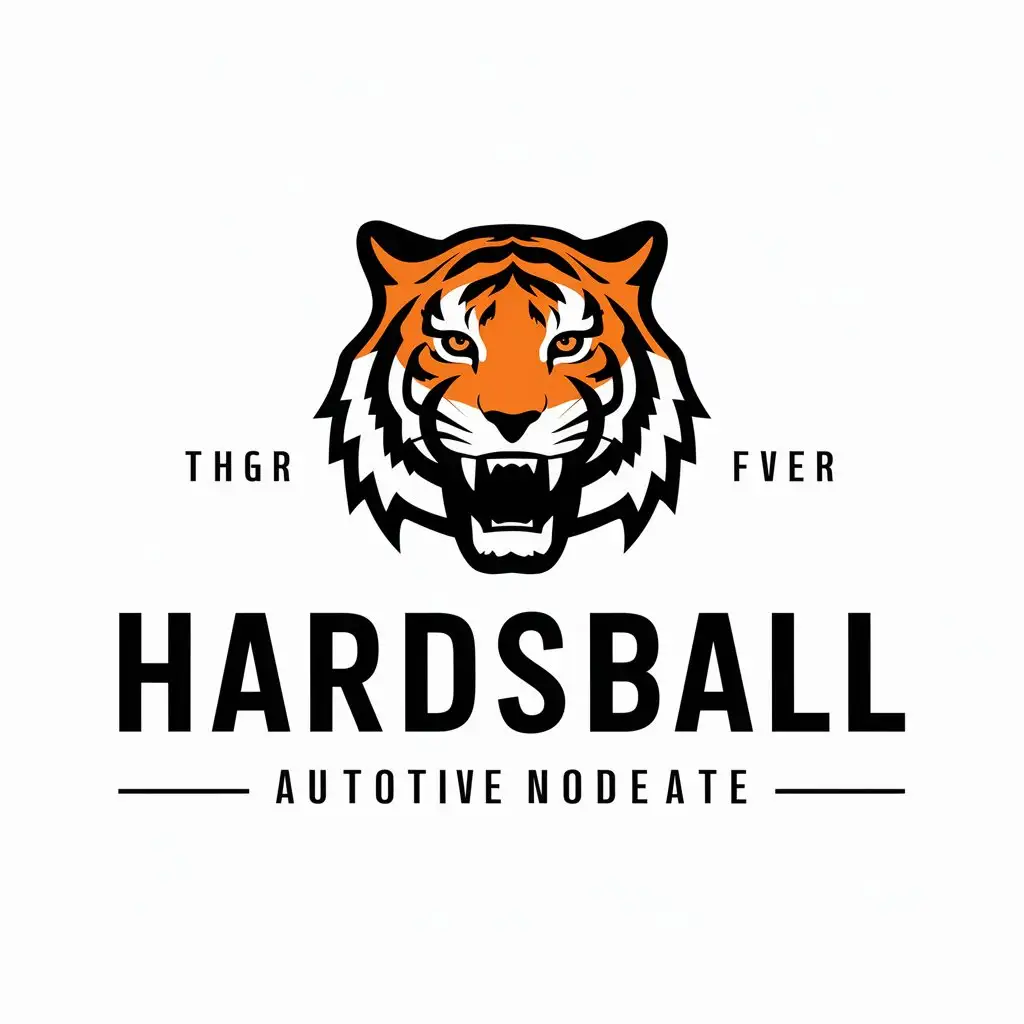 LOGO-Design-for-Hardsball-Tiger-Theme-with-Automotive-Industry-Appeal