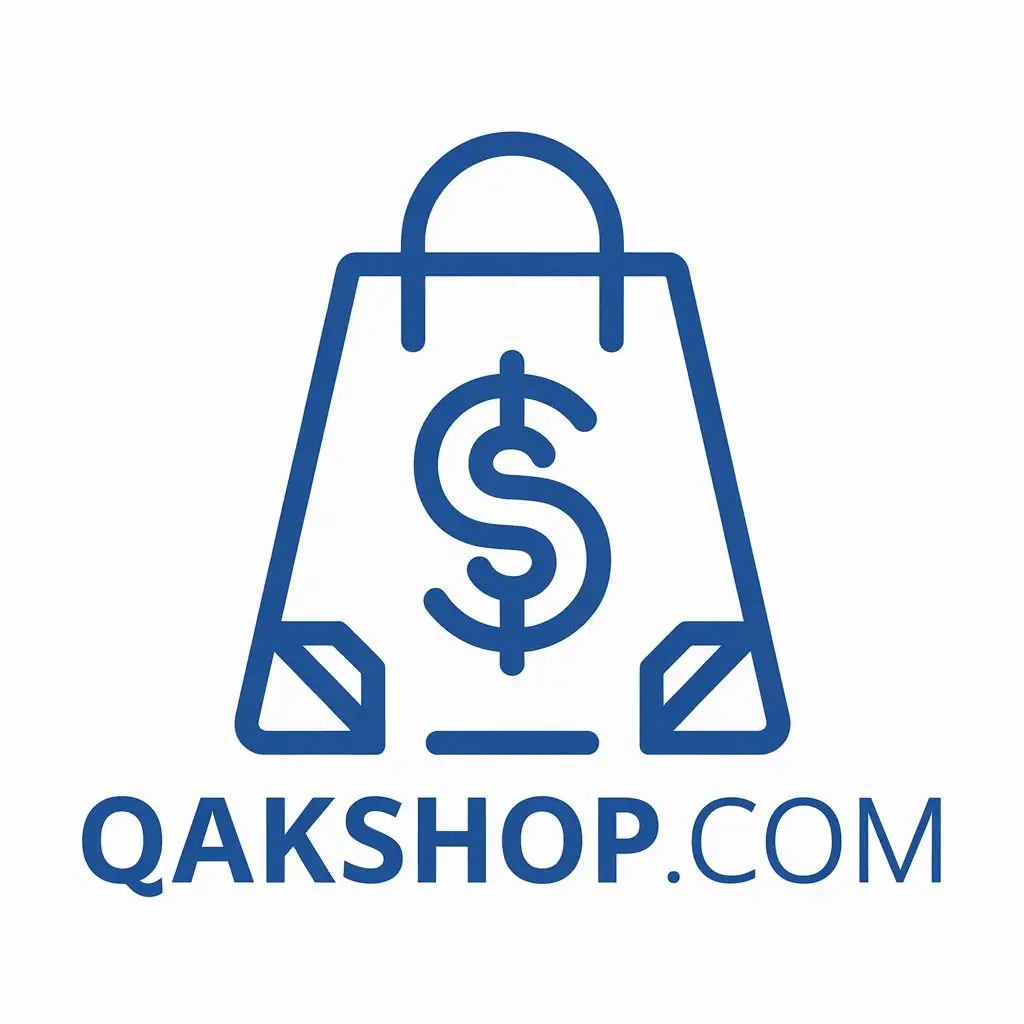 a vector logo design,with the text "qakshop.com", main symbol:qakshop.com,Moderate,clear background