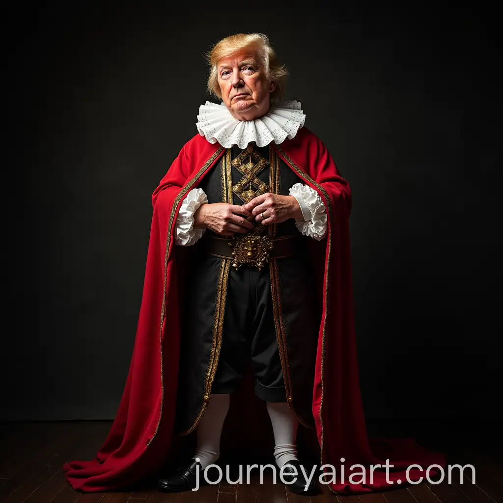 Donald-Trump-Dressed-in-a-Shakespearean-Costume