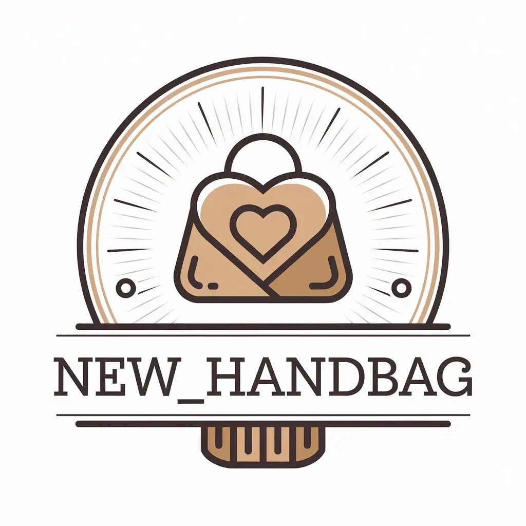 LOGO Design for Newhandbag Vector with Handbag Symbol for Retail Industry