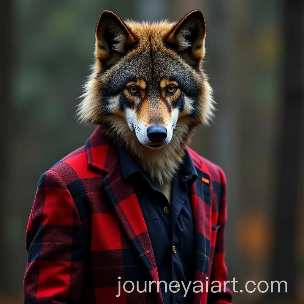 Werewolf-in-Tartan-Outfit-Fierce-Creature-in-Traditional-Scottish-Attire