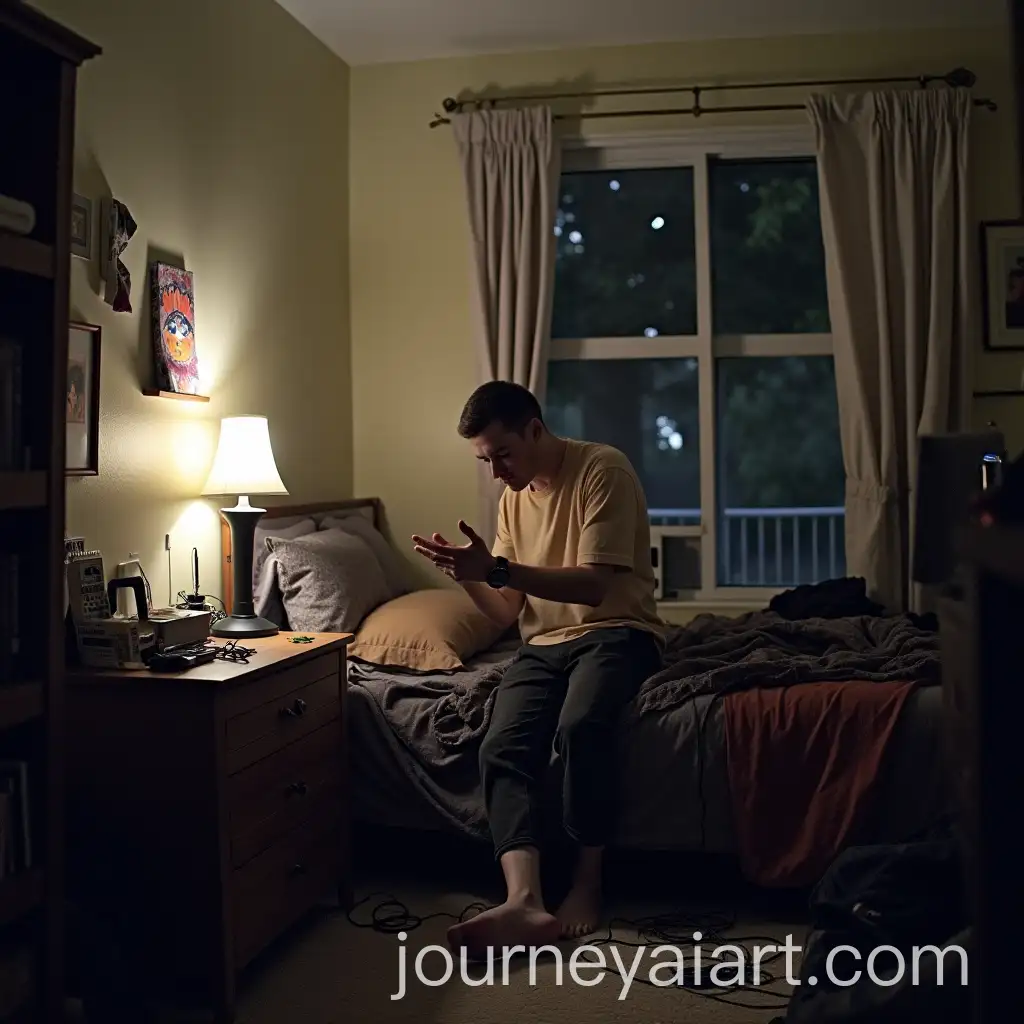 Teenager-in-Messy-Room-with-Electronics-and-Disinterest