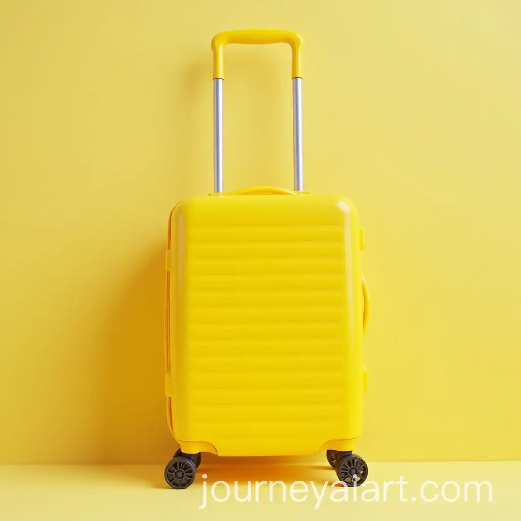 Yellow-Plastic-Suitcase-with-Spare-Wheels