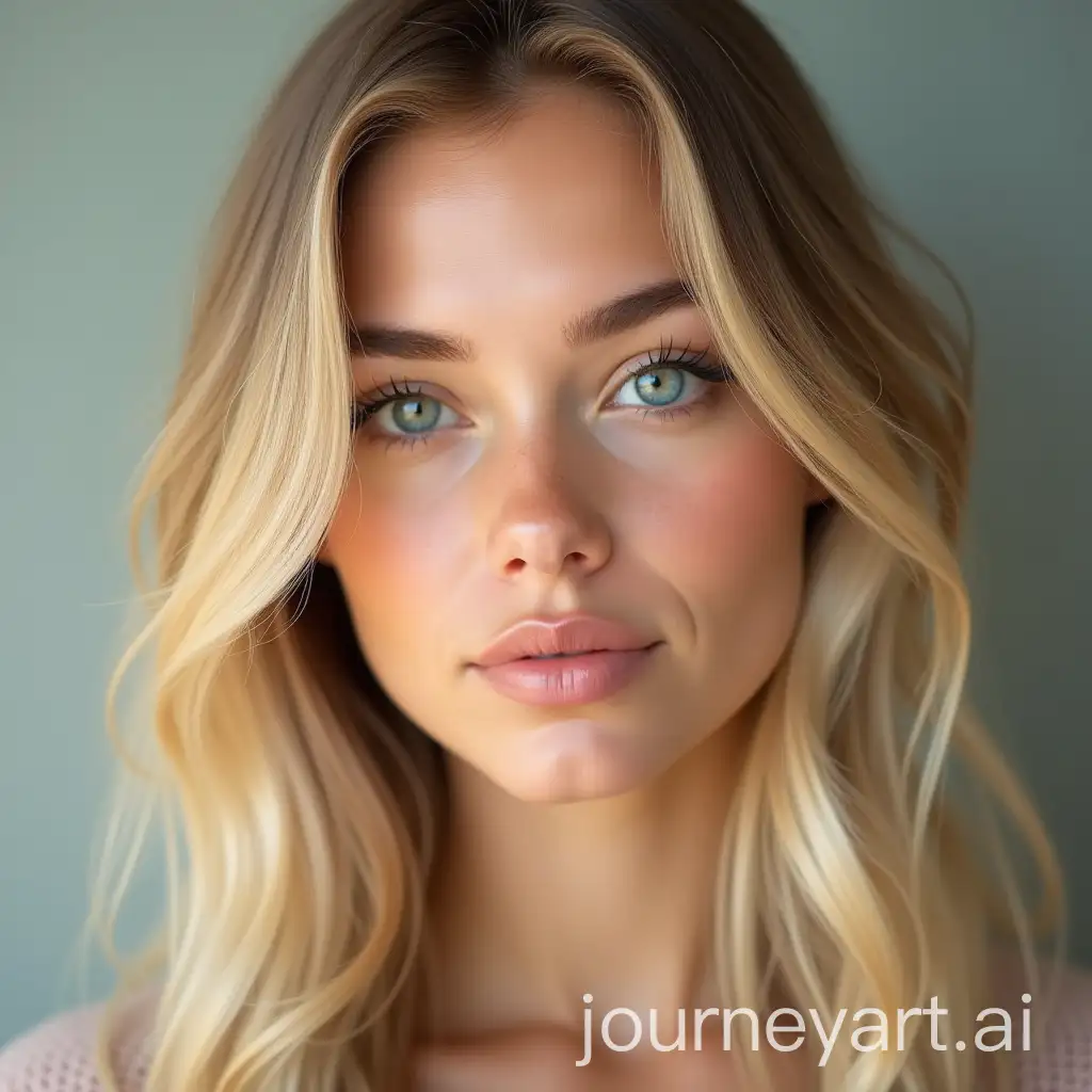 Realistic-Portrait-of-a-23YearOld-Woman-with-Blonde-Hair-and-Bright-Blue-Eyes