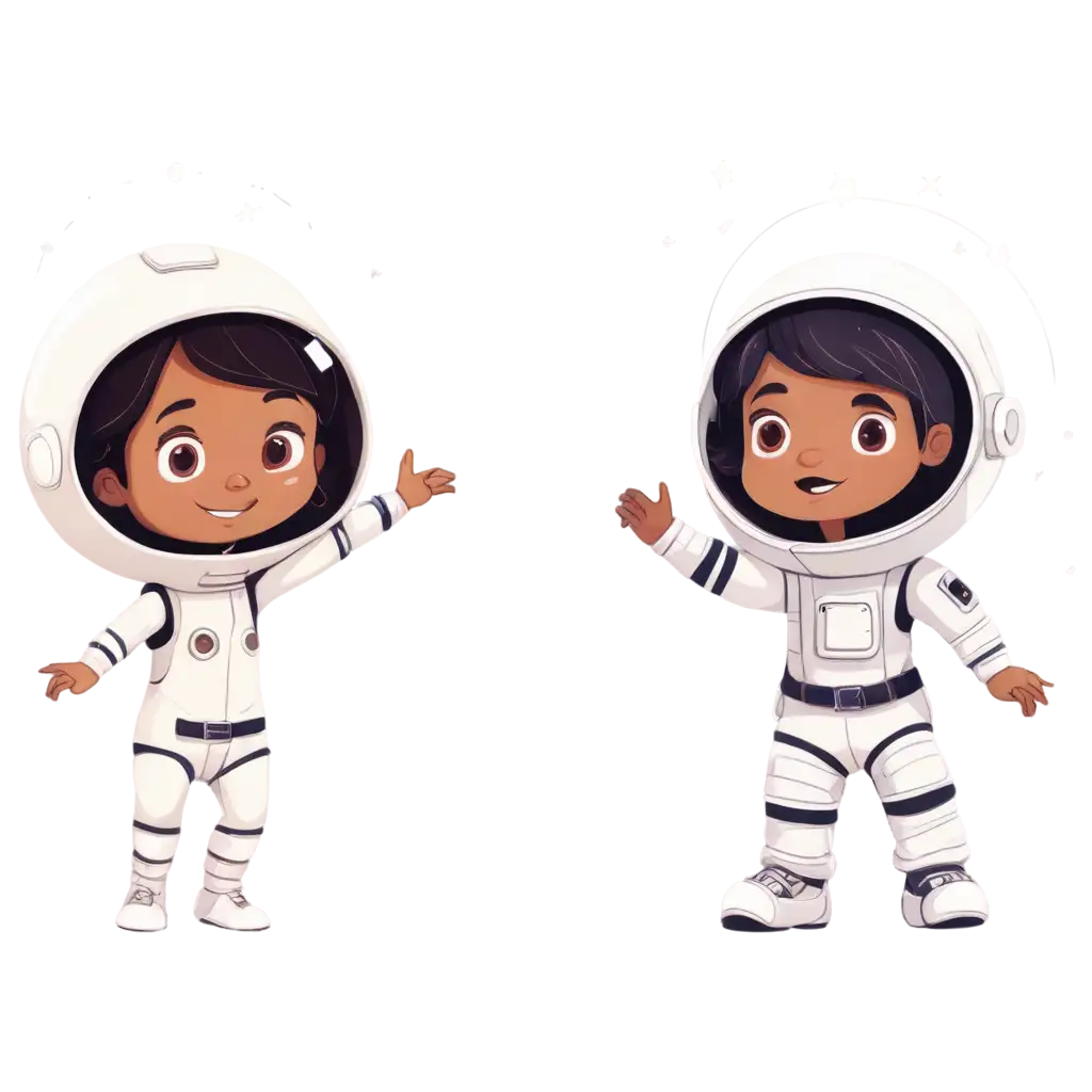 Animated-Astronaut-Boy-and-Girl-PNG-Image-Exploring-Cosmic-Adventures