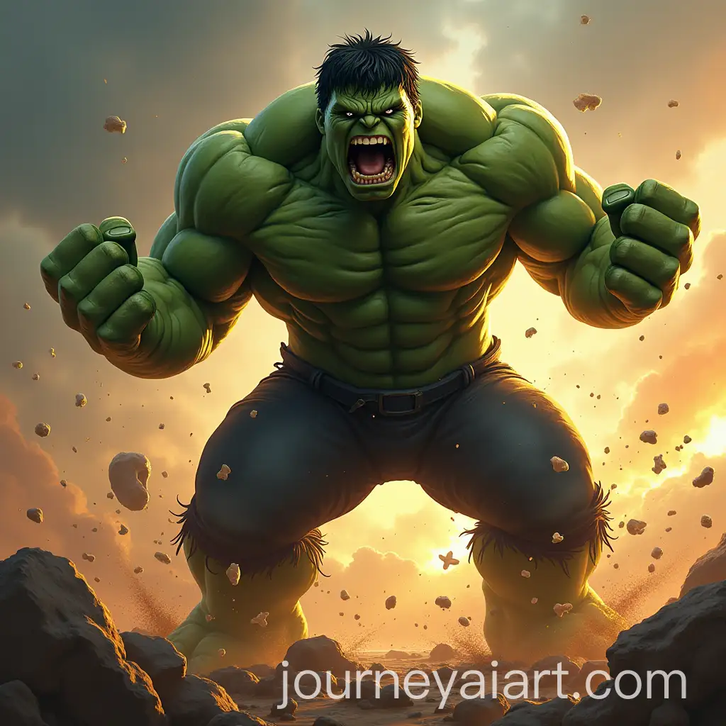 Hulk-in-a-Fiery-Rage-Amidst-Destruction