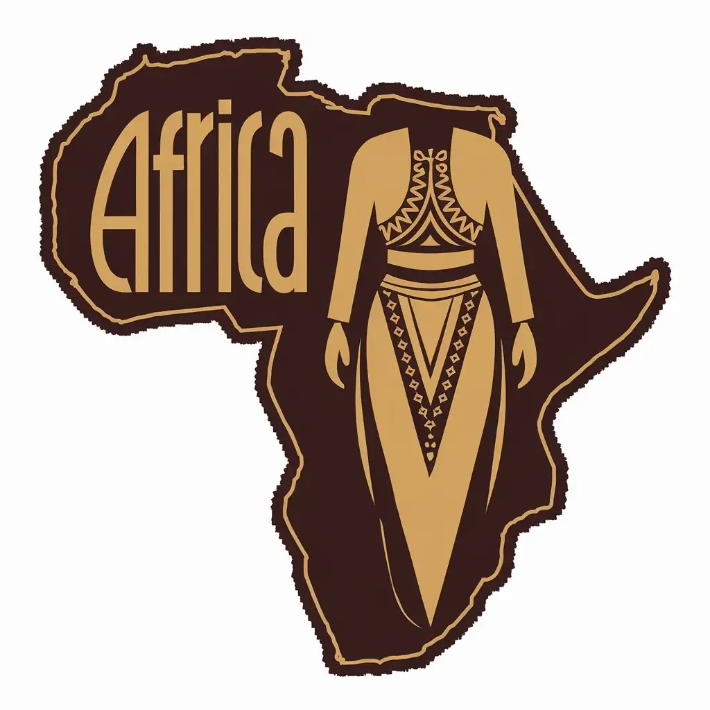 LOGO-Design-For-Africa-Womens-Clothing-Theme-with-a-Modern-Twist