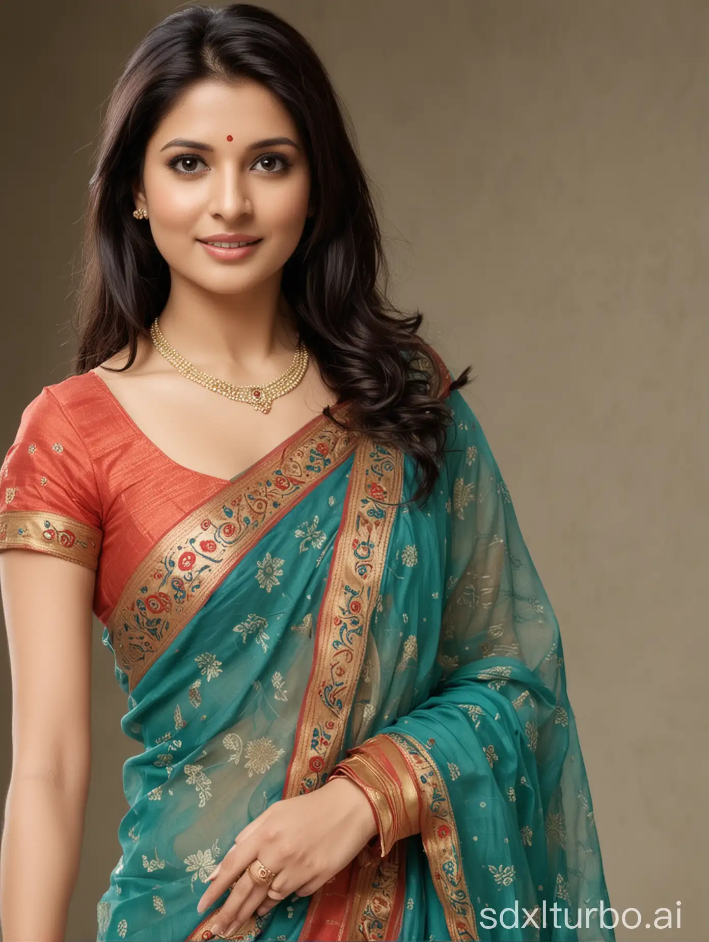 Elegant-Indian-Women-in-Traditional-Sarees