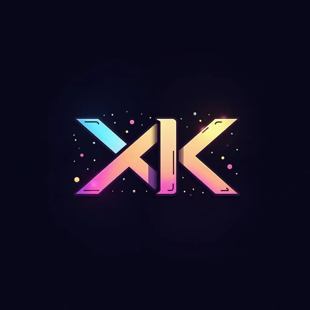 XTR GK QUIZ logo creat text logo