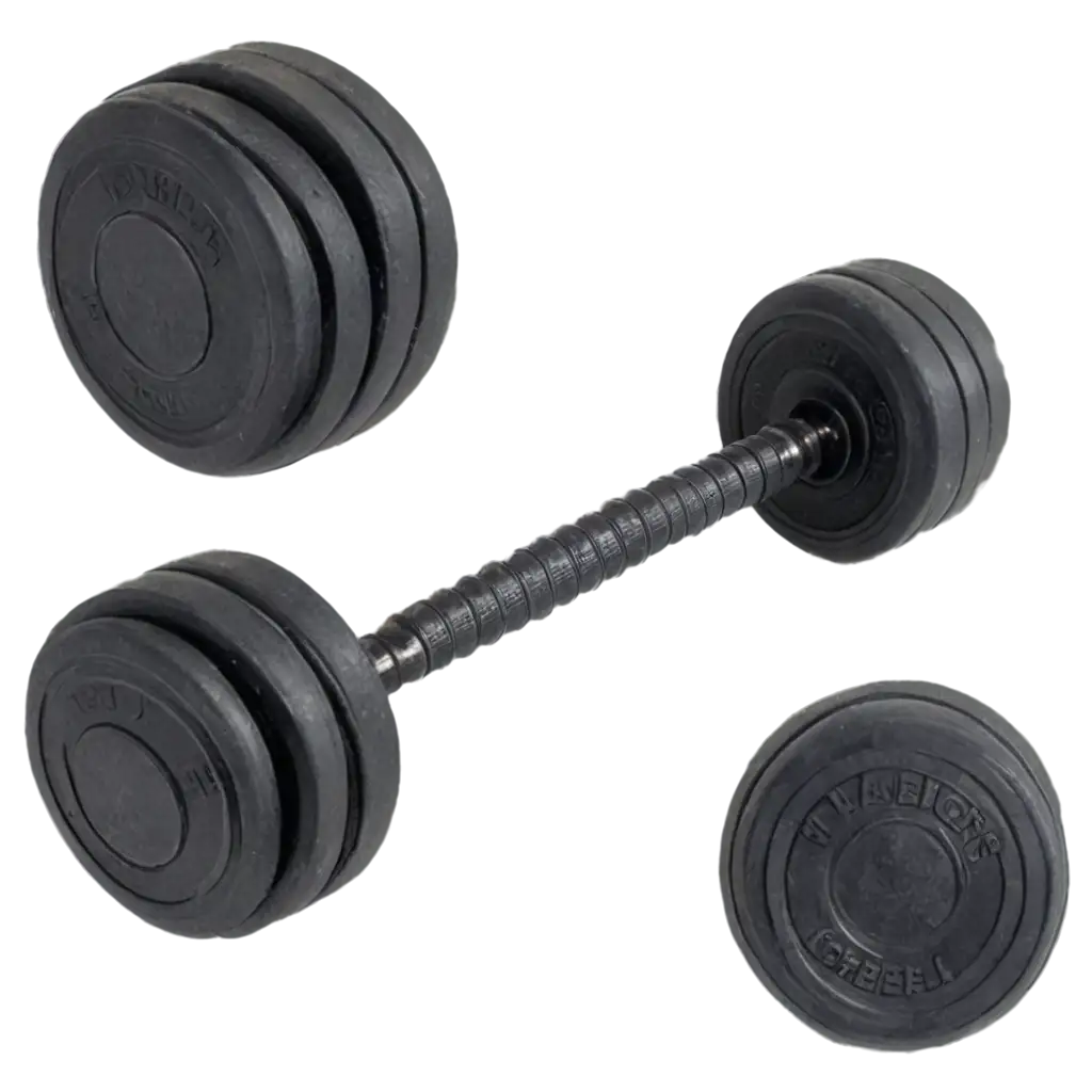 HighQuality-PNG-Image-of-a-Single-Dumbbell-Enhance-Fitness-Content-with-Clarity