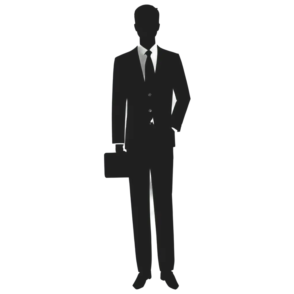 Black-Businessman-Icon-PNG-Professional-and-Versatile-for-Various-Uses