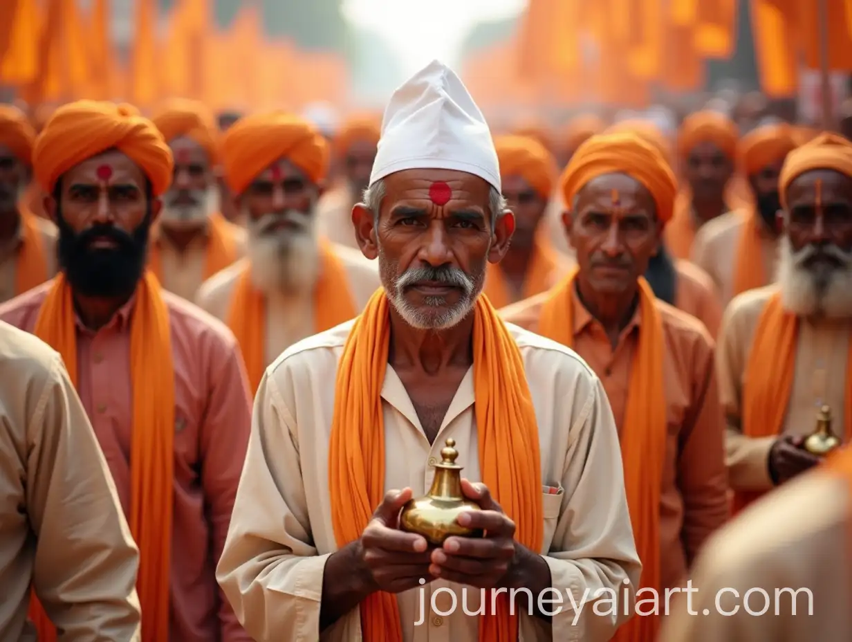 Elderly-Indian-Men-in-Religious-Procession-Holding-Brass-Instruments