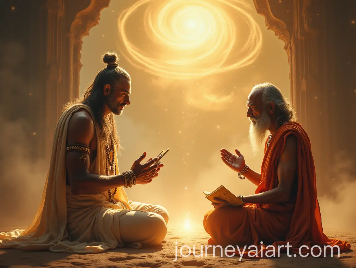 Sage-Vedavyasa-Seeking-Divine-Guidance-from-Lord-Brahma-in-Sacred-Realm